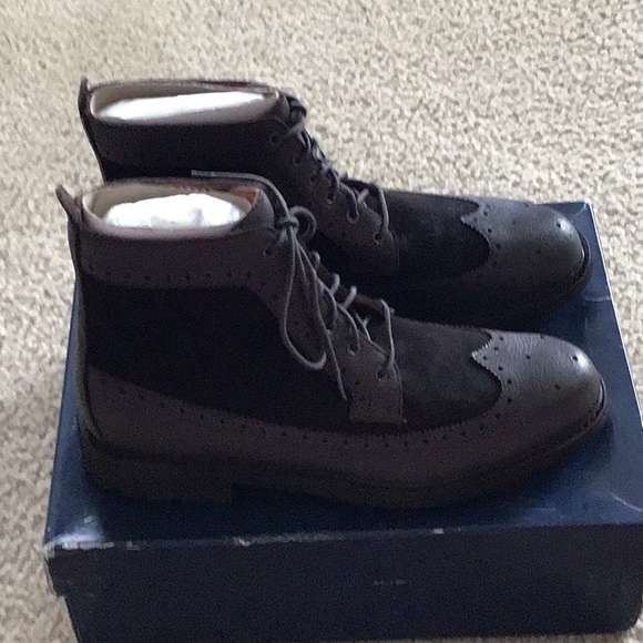 New Men’s Ralph Lauren wing tip shoe boot - Picture 2 of 10